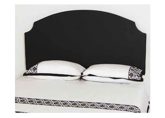 GLENBROOK KING LEATHERETTE BEDHEAD - BLACK