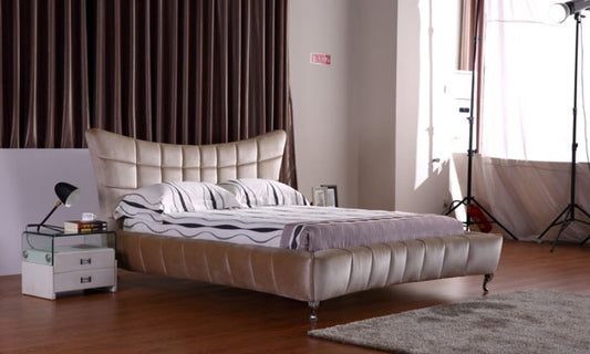 QUEEN  ERASMUS LEATHERETTE BED (G1069#) - ASSORTED COLORS