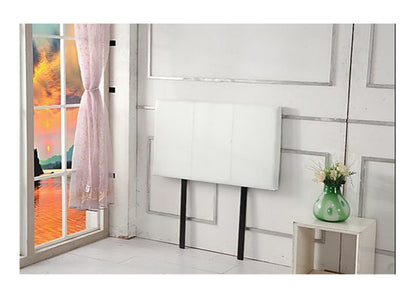 SINGLE BELLISSIMO LEATHERETTE BEDHEAD (ING-HB-01/ 02/03) - SHINY BLACK , SHINY BROWN OR WHITE