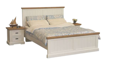 KING HAMPTONS (CUSTOM MADE) BED FRAME - ASSORTED COLOURS