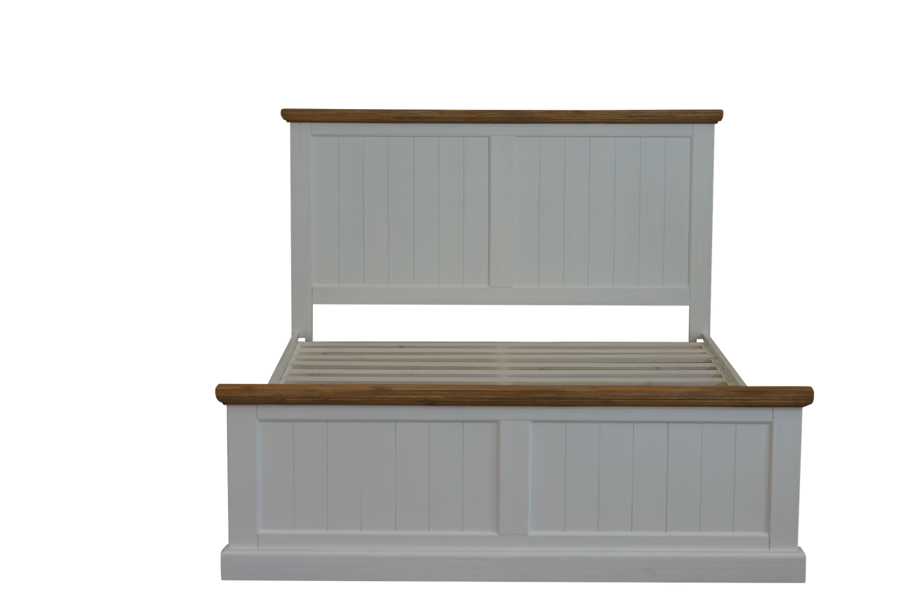 HAMPTONS QUEEN (CUSTOM MADE) 5 PIECE (DRESSER) BEDROOM SUITE  - STAINED , PAINTED OR 2 TONE