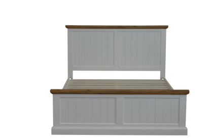 HAMPTONS QUEEN (CUSTOM MADE) 5 PIECE (DRESSER) BEDROOM SUITE  - STAINED , PAINTED OR 2 TONE