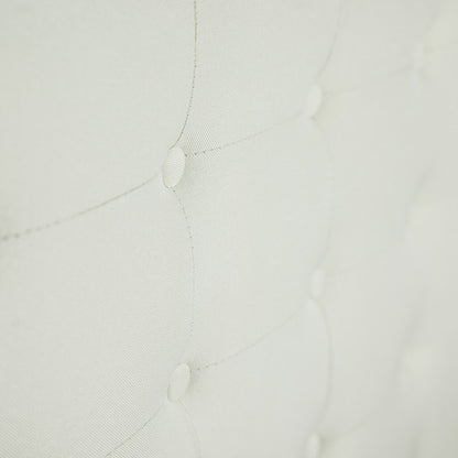 QUEEN VINCCI FABRIC HEADBOARD ONLY - BEIGE