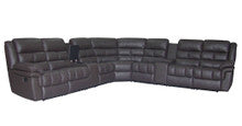 HOUDINI 7 SEAT CORNER 100% LEATHER 4 ACTION RECLINER SUITE - ASSORTED COLOURS