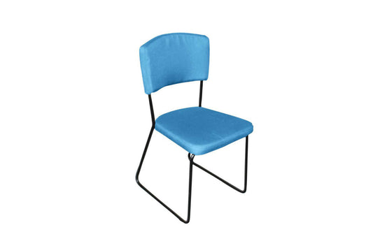 HUNT UPHOLSTERED DINING CHAIR - BLUE