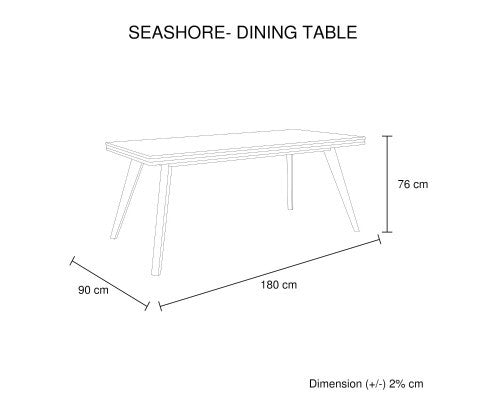 JAYCE DINING TABLE 1800(W) - AS PICTURED