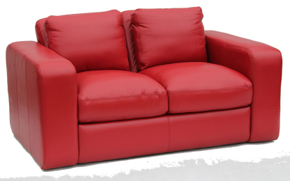 JOH 2 SEATER SOFA - 100% COW LEATHER  - ASSORTED COLOURS