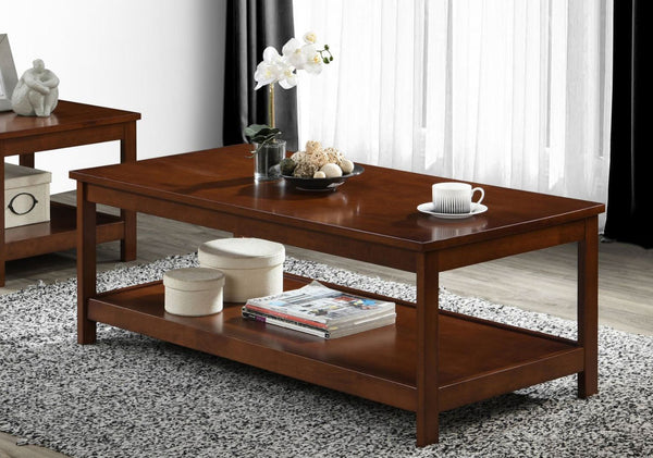 LISMORE COFFEE TABLE WITH SHELF - 1200(W) X 600(D) - ACASSIA