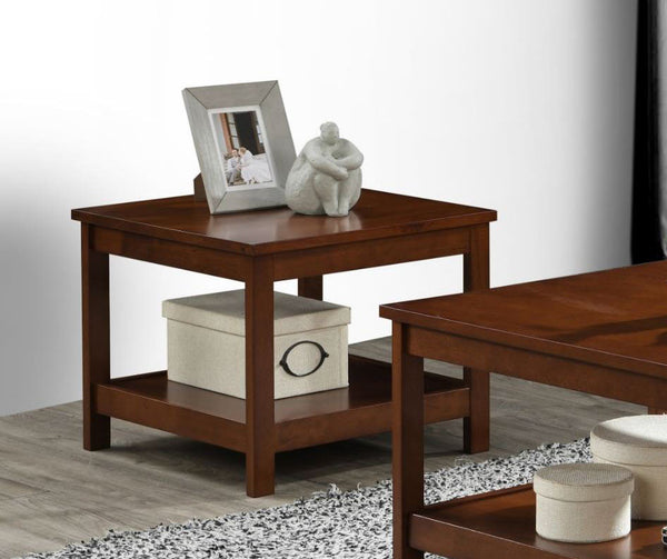 LISMORE LAMP TABLE WITH SHELF - 550(W) X 550(D) - ACASSIA
