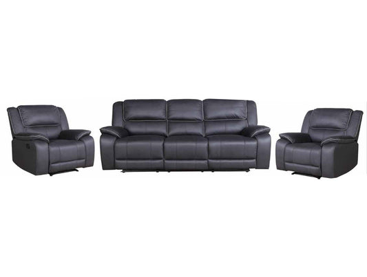 THORN 3RR+R+R FABRIC RECLINER SUITE - AS PICTURED