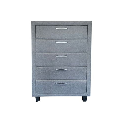 ANTHONY KING 4 PIECE (TALLBOY) BEDROOM SUITE - LIGHT GREY