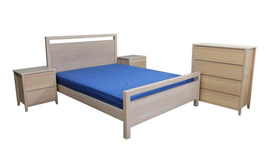 Madison Queen 3 Piece Bedroom Suite - Tassie Oak - Stained
