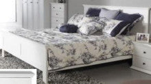 QUEEN MALVERN (WD-155) BED - SATIN WHITE