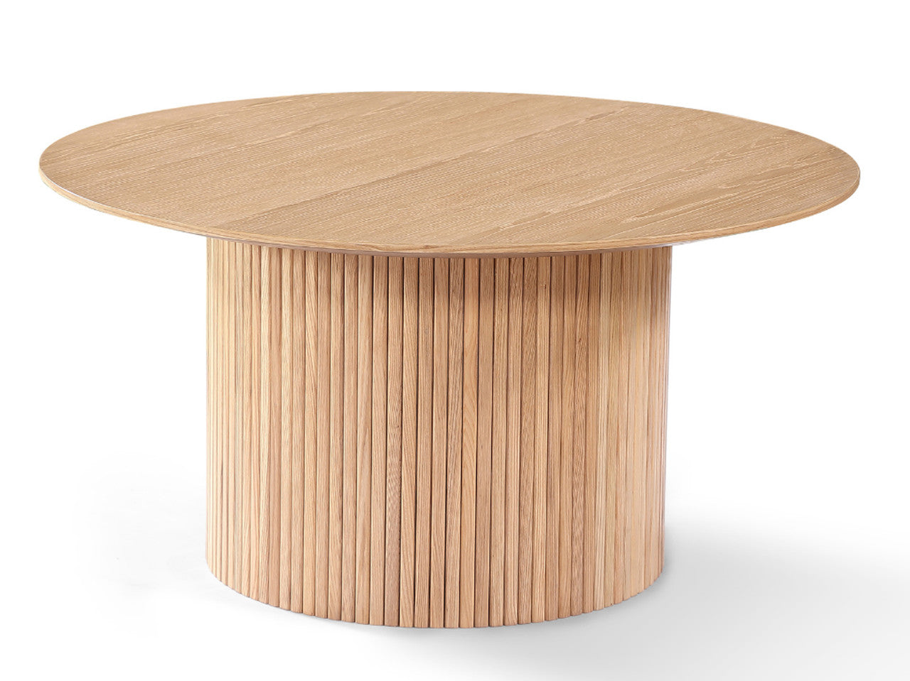 HEATHER COFFEE TABLE SET - 450(H) X 900(DIA) - LIGHT OAK