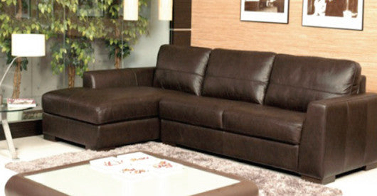 Modena Full Leather Corner Chaise (ITALIAN M1)