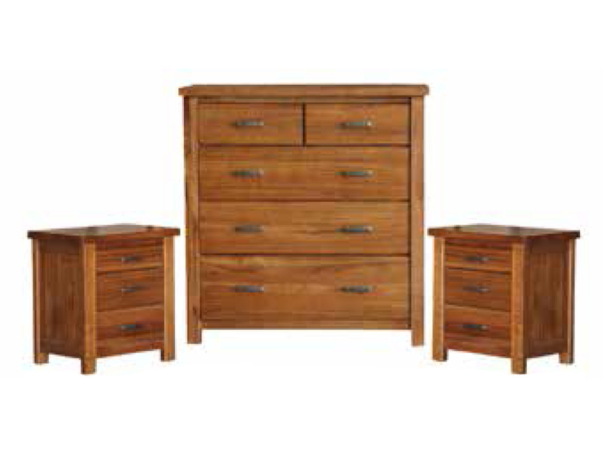 Montana 3 Piece Chest Set - Mountain Gum