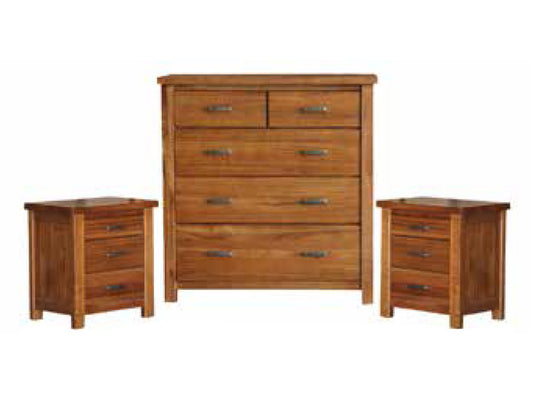 Montana 3 Piece Chest Set - Mountain Gum