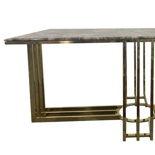 CYRENE DINING TABLE 1800(L) X 900(W) - TITANIUM GOLD