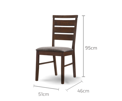 HARTWELL (SET OF 2) DINING CHAIR - CAPPUCCINO