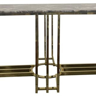 CYRENE DINING TABLE 1800(L) X 900(W) - TITANIUM GOLD