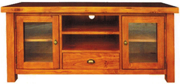 OHIO TV UNIT - 680(H) x 1550(W) - BLACKWOOD
