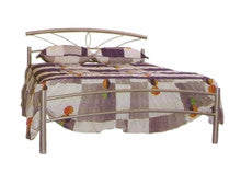 KING SINGLE  OPAL METAL BED - ASSORTED COLOURS