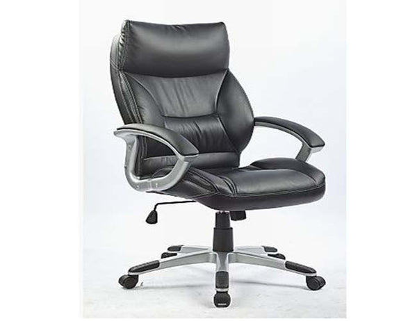 PENTLEY  (LDF-6107) EXECUTIVE OFFICE CHAIR WITH LUMBAR SUPPORT - BLACK