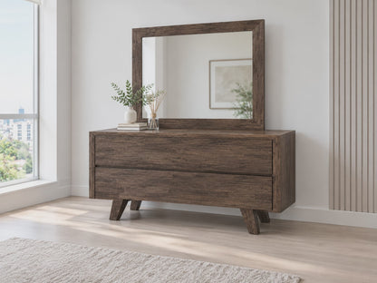 Susan (AUSSIE MADE) Drawers Dresser With Mirror - Tassie Oak Combination - Assorted Colours Available