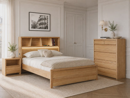 King Montana Bookend Bed Frame - Messmate