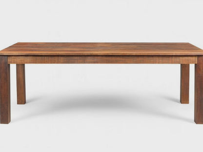 RUSTIC DINING TABLE (WORL-009-LH) - 1500(L) X 1500(W) - LIGHT HONEY