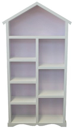 PRINCESS KIDS BOOKCASE - 1900(H) x 900(W) - PRICED IN ASSORTED COLOURS (VIC ASH AND PINE OPTIONS ALSO AVAILABLE - PRICE ON APPLICATION) - CUSTOMISATION AVAILABLE