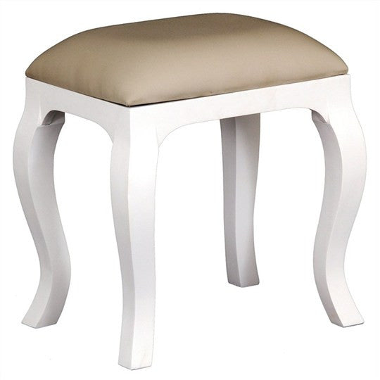 QUEEN ANN STOOL FOR DRESSING TABLE - 500(H) X 500(W)- MAHOGANY