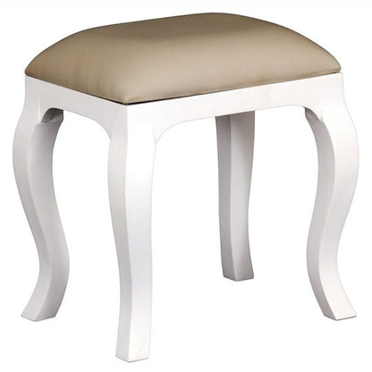 QUEEN ANN STOOL FOR DRESSING TABLE - 500(H) X 500(W)- MAHOGANY