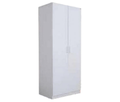 ALLEAH 2 DOOR / 5 SHELF PANTRY - BLACK OR WHITE