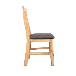 ENDLICHERI (SET OF 2) DINING CHAIR - OAK OR CHOCOLATE