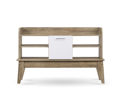 NEOLEEN SIDEBOARD (V80-NB 5THW1237-OK)  -  715(H) X 1100(W) - WHITE /OAK