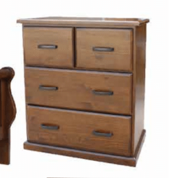 Gunnison 4 Drawer Split Top Tallboy - As Pictured