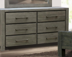 Selma 6 Drawer Dresser - As Pictured