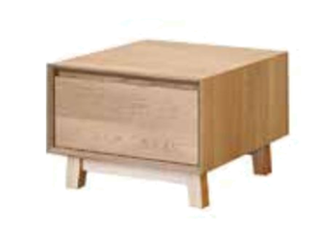 Summit 1 Drawer Lamp Table - Light Oak