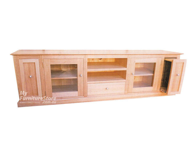 Tassie Oak Acacia TV Entertainment Unit 2000(W) - Assorted Colours