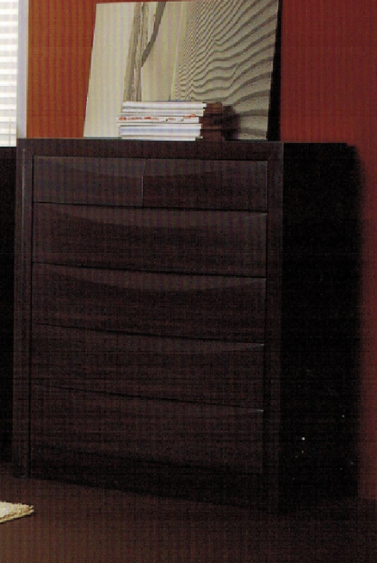 EVITA DOUBLE OR  QUEEN 4 PIECE TALLBOY   BEDROOM SUITE  -WALNUT