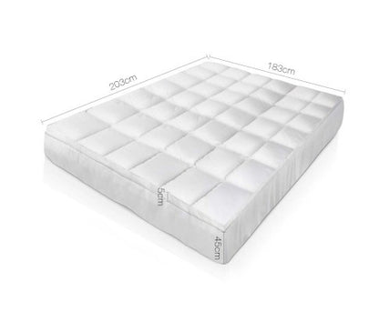 KING SIZE GOOSE  MATTRESS TOPPER