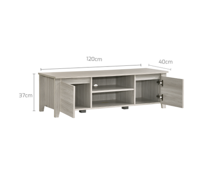 HILTON TV ENTERTAINMENT UNIT - 1200(W) - WHITE WASH