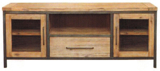 Cember Medium TV Unit With 1door , 1 Drawer - (16-15-18-20-12-1-14-4) - 680(H) X 1690(W) - Walnut