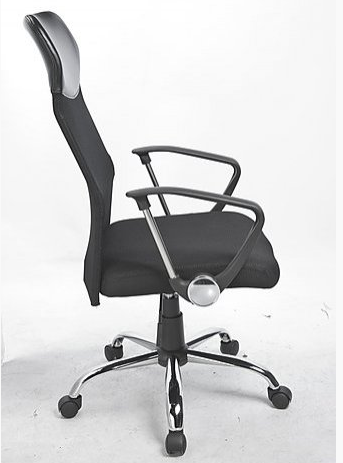 ERGONOMIC (LDF-8101) LEATHERETTE OFFICE CHAIR - BLACK