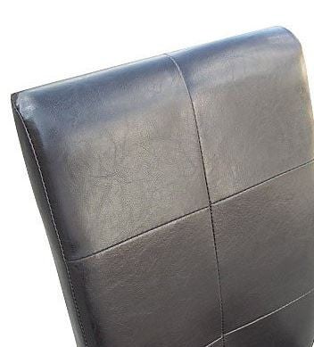PANCHEX  (US01M)  BYCAST  LEATHER  DINING CHAIR SET x 2  - BROWN