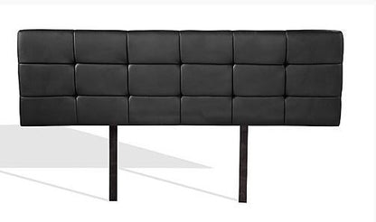QUEEN DELUXE TUFTED LEATHERETTE BEDHEAD (ING-HB-18/19) - WHITE OR BLACK