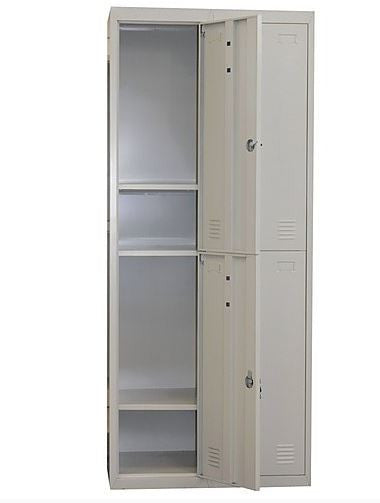 SANTEX (LLIE06) FOUR DOOR FILING STORAGE LOCKER SHED  LOCKER - 760(W) - GREY