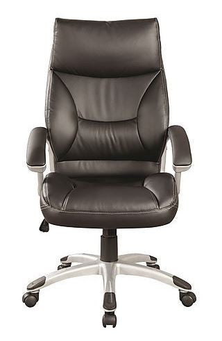 PENTLEY  (LDF-6107) EXECUTIVE OFFICE CHAIR WITH LUMBAR SUPPORT - BLACK