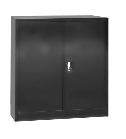 OSAVI  (LLIE26) TWO DOOR SIDE BY SIDE OFFICE - GYM - STORAGE - SHED - LOCKERS - 850(W) x 400(D)  - BLACK